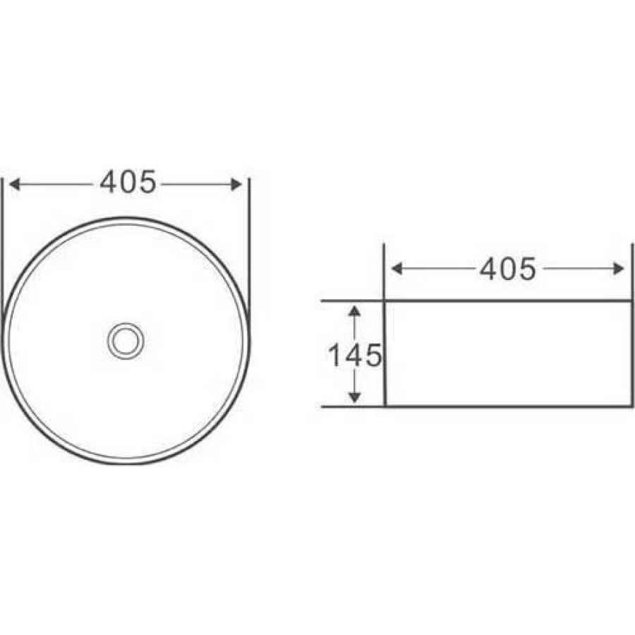 Раковина накладная BelBagno 40х40 BB1342H300