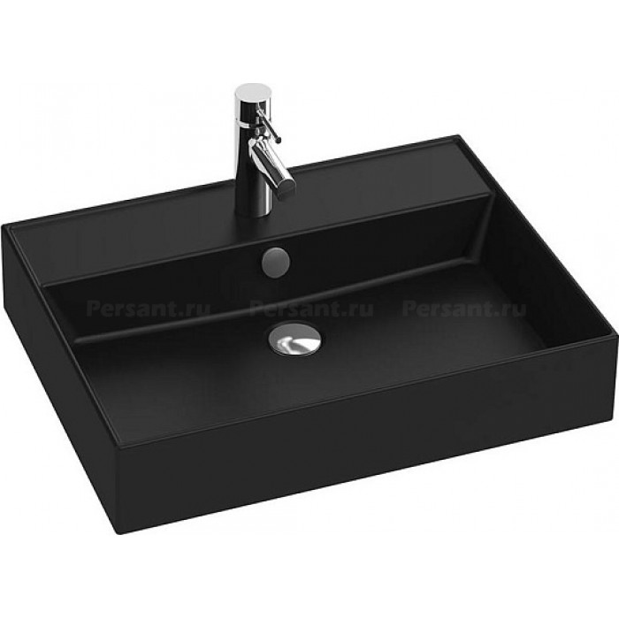 Раковина Jacob Delafon Vivienne EXBH112-NGM 60x46 черная матовая