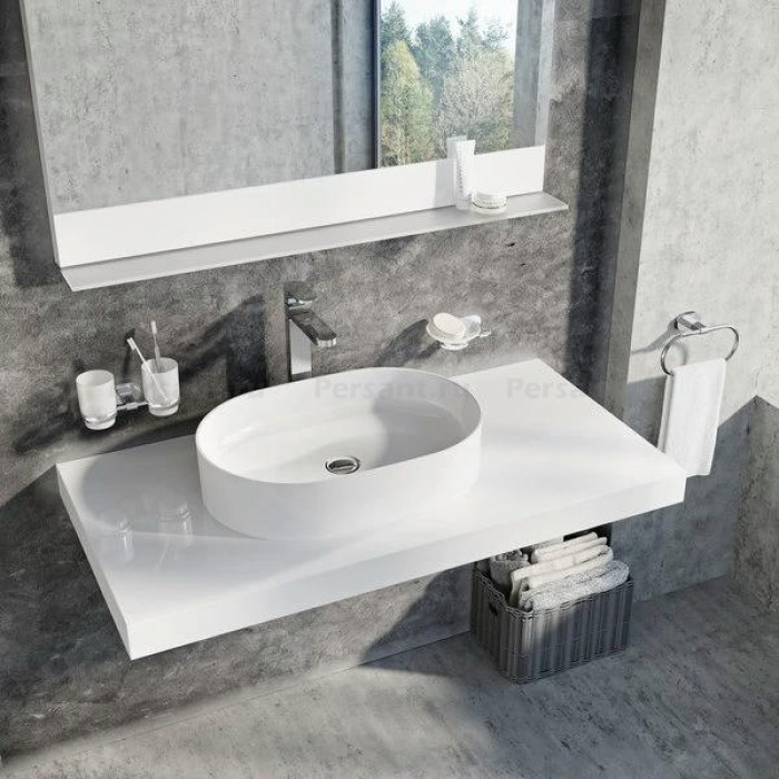 Раковина накладная Ravak UNI 550 O SLIM XJX01155001