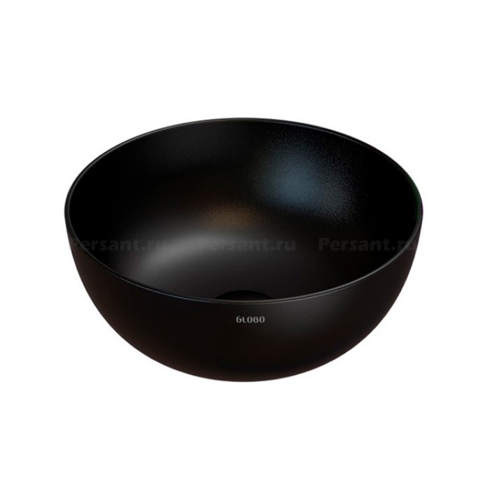 Раковина накладная Globo T-EDGE 37x37 B6T37AR  черная матовая