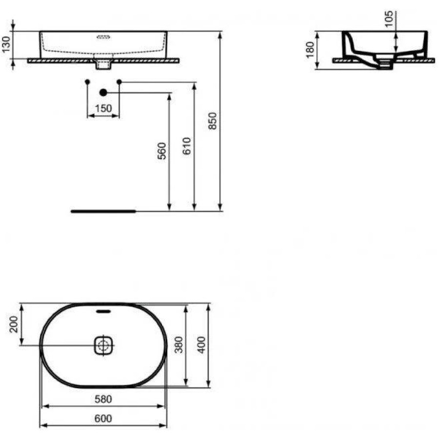 Раковина Ideal Standard Strada II T360401