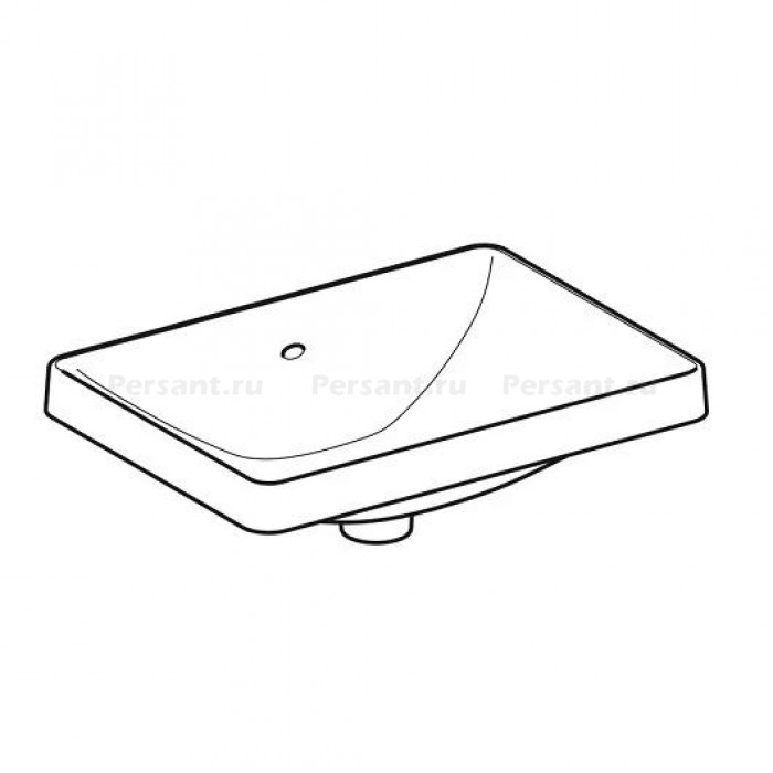 Раковина встраиваемая Geberit VariForm 55x40 500.736.01.2