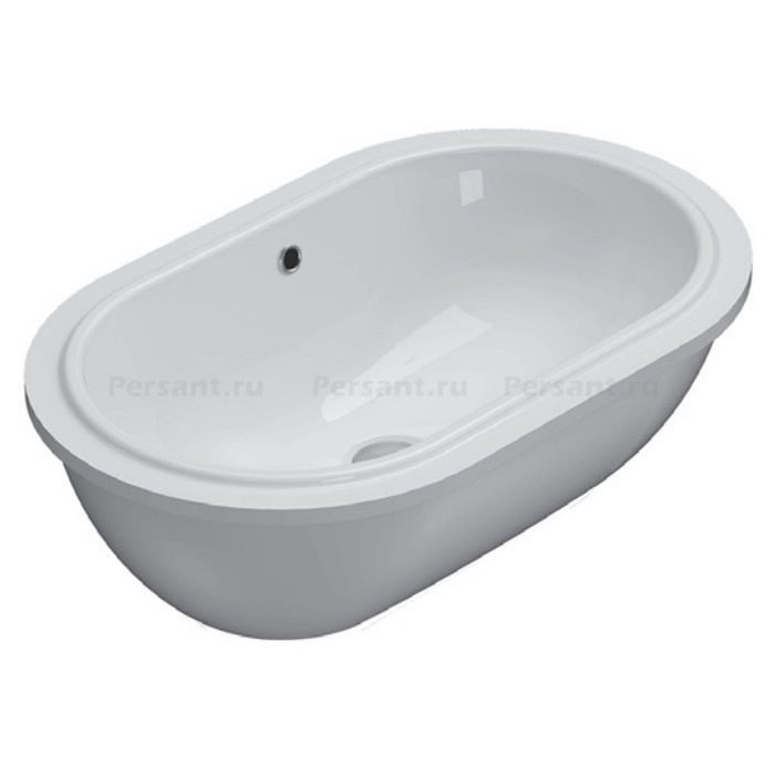 Раковина Globo FORTY3 60x37 SC043BI встраиваемая снизу, белая