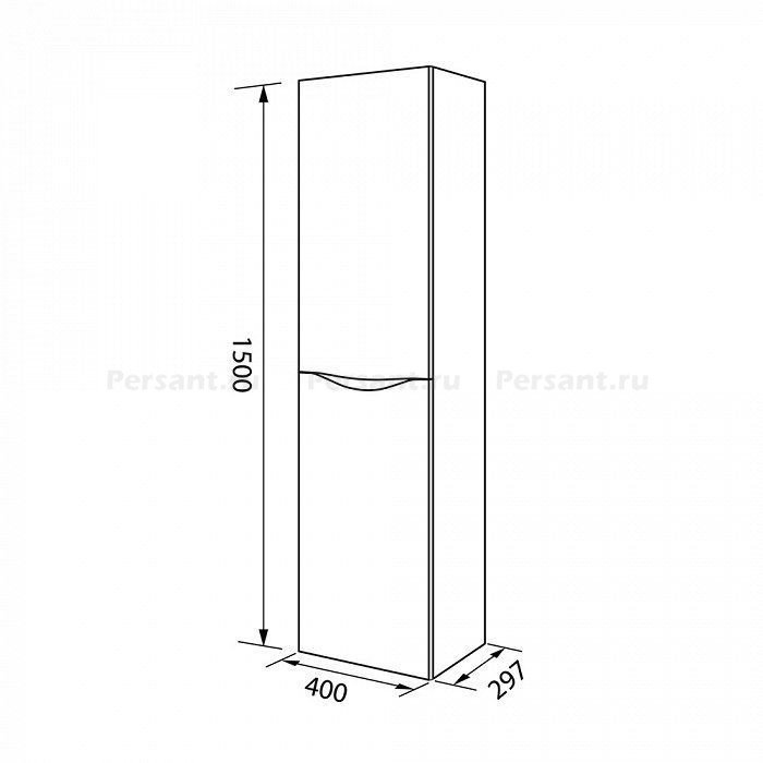Шкаф-пенал IDDIS Cloud CLO40W0i97 белый