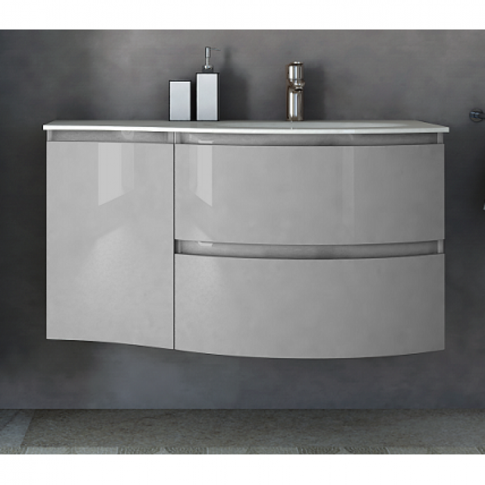 Шкаф Cezares Vague 54856 34 L grigio lucido