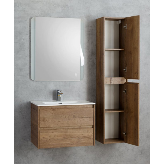 Шкаф-пенал BelBagno Kraft 33 KRAFT-1600-2A-SC-RT-L подвесной, Rovere Tabacco