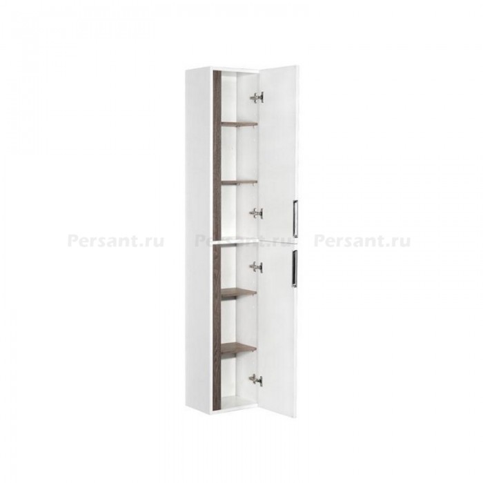 Шкаф-пенал Aquaton Рене 1A222003NRC80 белый/грецкий орех