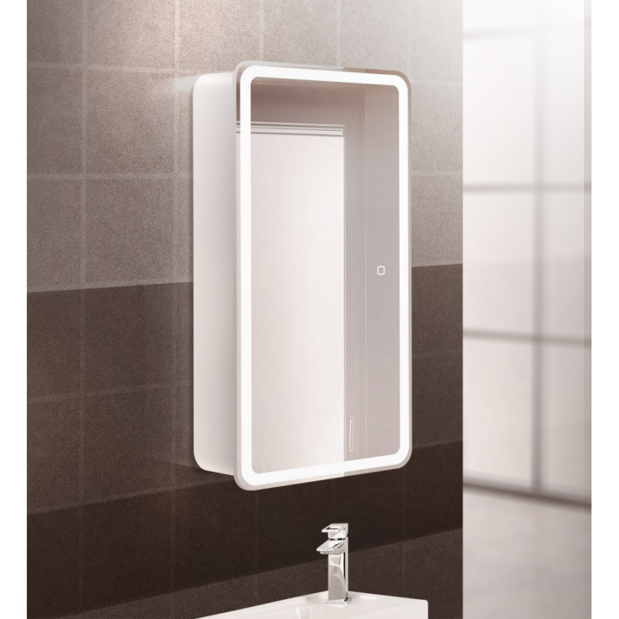 Зеркало-шкаф BelBagno Marino SPC-MAR-400/800-1A-LED-TCH 40х80 с подсветкой