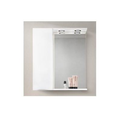 Зеркало-шкаф BelBagno Marino MARINO-SPC-800/750-1A-BL-P-L 80 bianco lucido