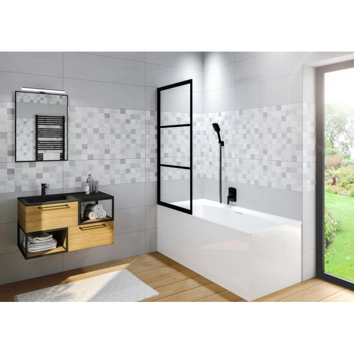 Шторка для ванны Riho Grid GB501 GBB5080001 (G004046121), левая