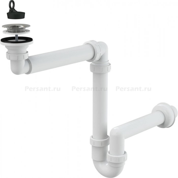 Сифон для умывальника AlcaPlast A413