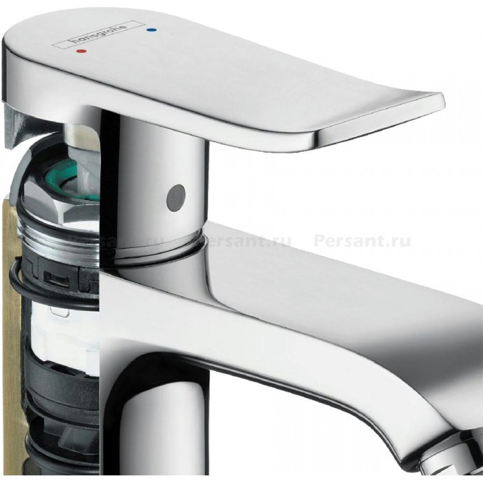Смеситель для раковины Hansgrohe Metris 31084000 хром