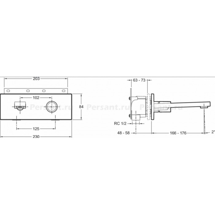 Смеситель для раковины Jacob Delafon Composed E73061-CP