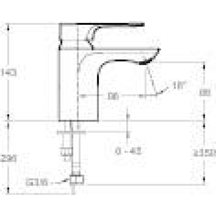 Смеситель для раковины Jacob Delafon Aleo+ E72314-CP