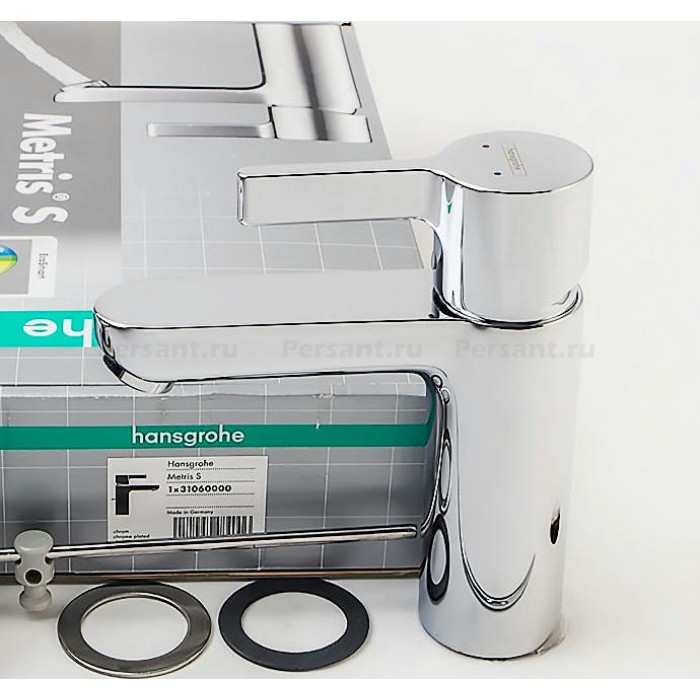 Смеситель для раковины Hansgrohe Metris S 31060000 хром