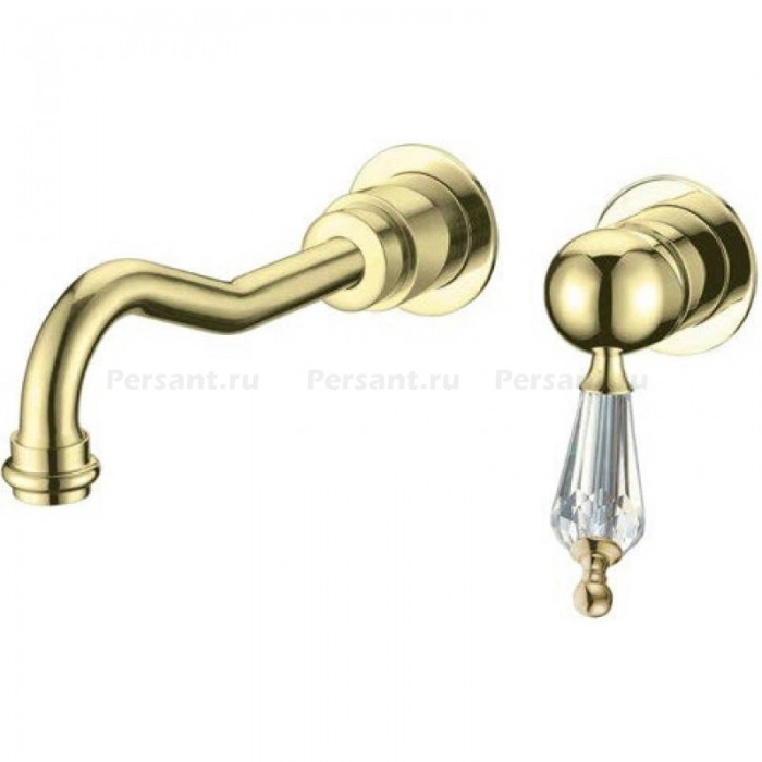 Смеситель для раковины Boheme Imperiale Ripresa 327 золото глянцевое
