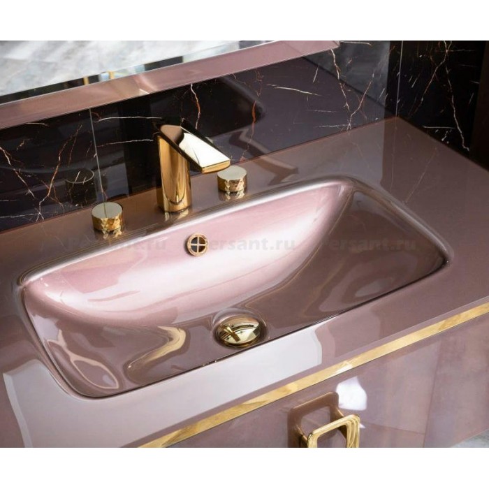 Смеситель для раковины Boheme Venturo 150-G-DIAMOND золото глянцевое