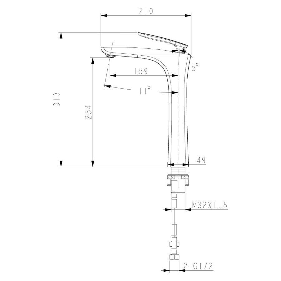 Смеситель для раковины Lemark Bellario LM6809C