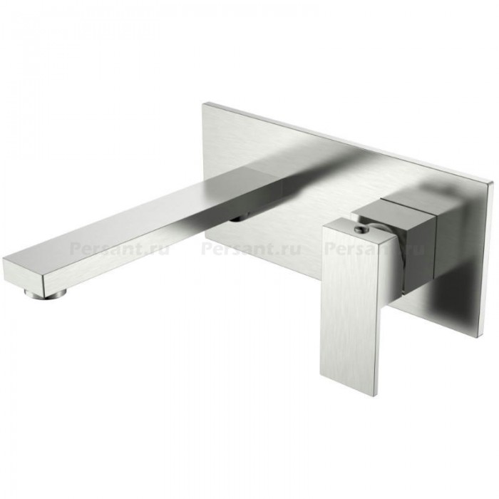 Смеситель для раковины Boheme Qubic 475-NB встраиваемый, никель