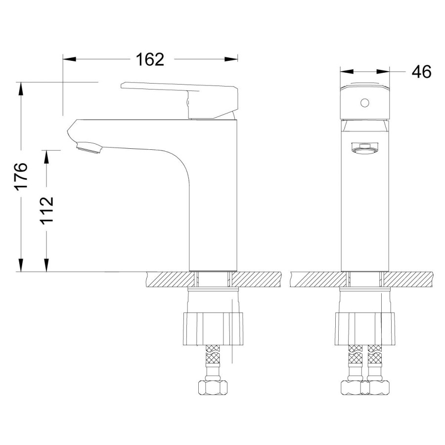 Смеситель для раковины Lemark Point LM0306C