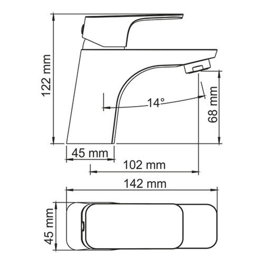 Смеситель для раковины WasserKraft Salm 2703