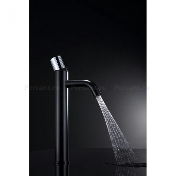 Смеситель для раковины Boheme Stick 122-BCR черный/хром