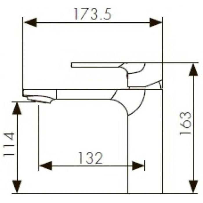 Смеситель для раковины Kaiser Linear 59011
