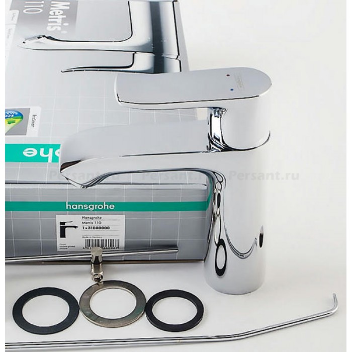 Смеситель для раковины Hansgrohe Metris 31080000 хром