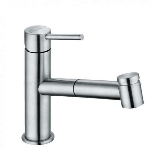 Смеситель для кухни Kludi STEEL 44851F860 с выдвижным изливом, хром