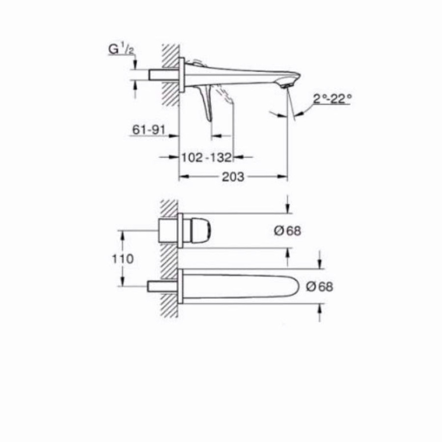 Смеситель для раковины Grohe Eurostyle 2015 19571LS3