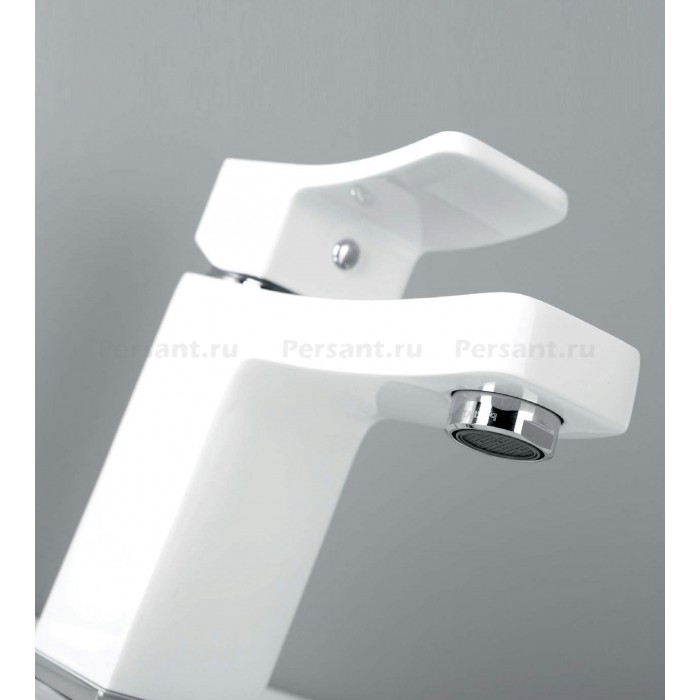 Смеситель для раковины WasserKRAFT Aller 1063WHITE белый/хром