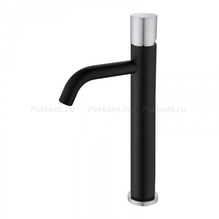 Смеситель для раковины Boheme Stick 122-BCR.2 черный/хром