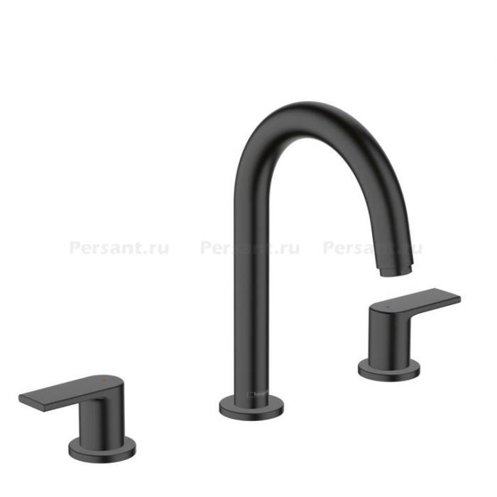 Смеситель для раковины Hansgrohe Vernis Shape 71563670 черный матовый