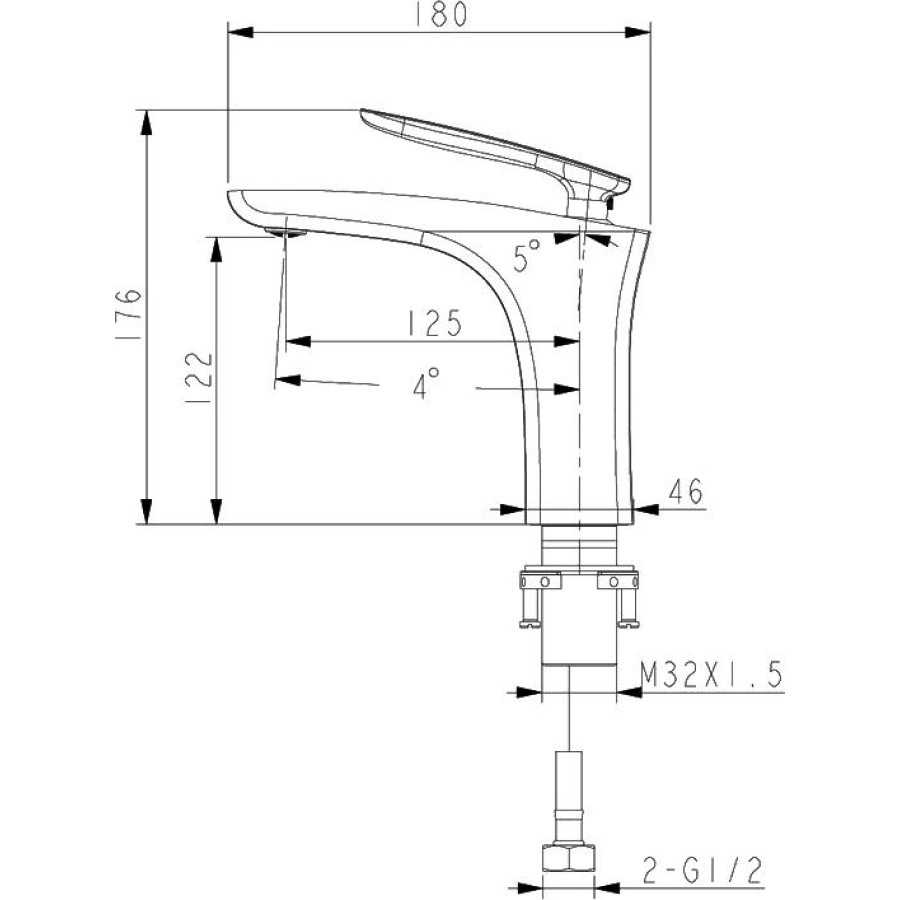 Смеситель для раковины Lemark Bellario LM6806C