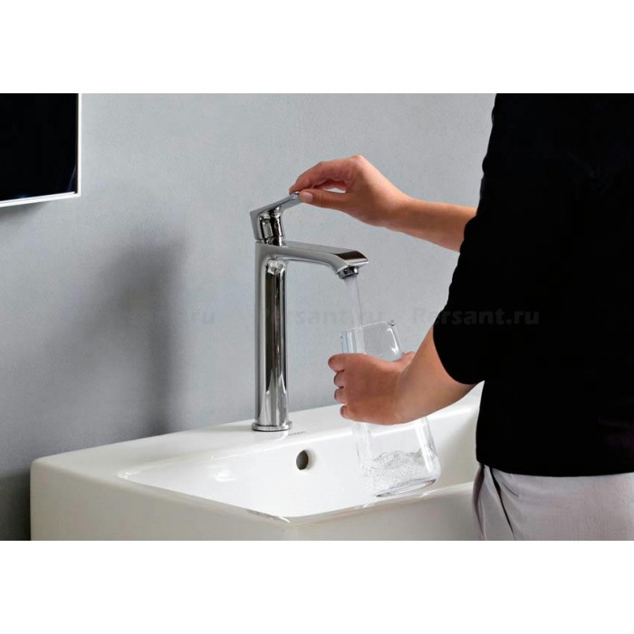 Смеситель для раковины Hansgrohe Metris 31183000 хром
