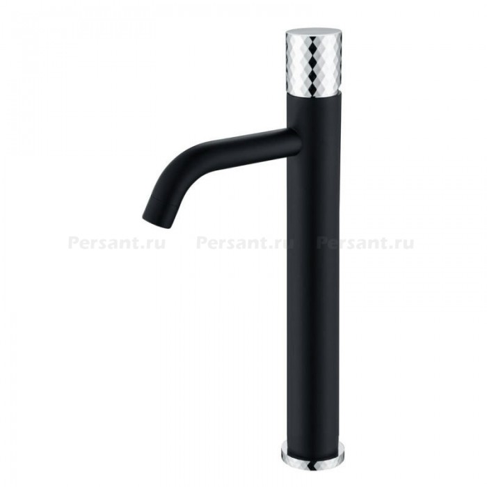 Смеситель для раковины Boheme Stick 122-BCR черный/хром