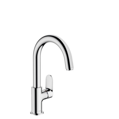 Смеситель для раковины hansgrohe Vernis Blend 71554000, 210 со сливным гарнитуром, хром