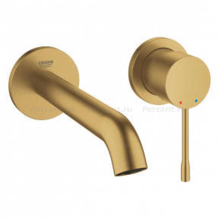 Смеситель для раковины GROHE Essence+ 19408GN1 золото матовое