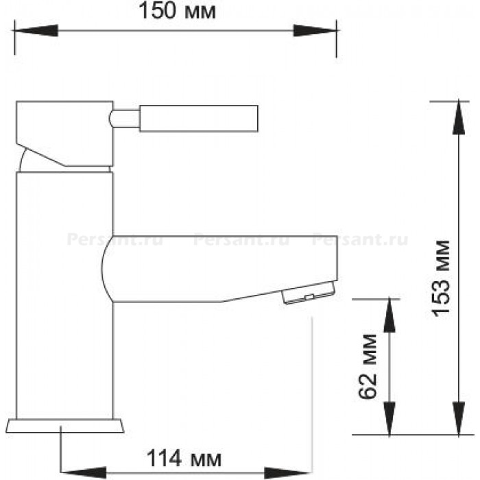 Смеситель для раковины WasserKRAFT Wern 4203 хром