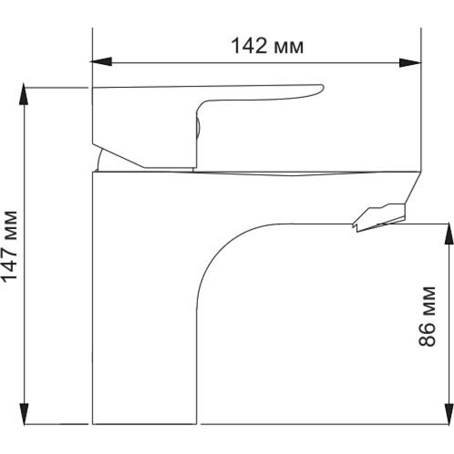 Смеситель для раковины WasserKRAFT Leine 3503