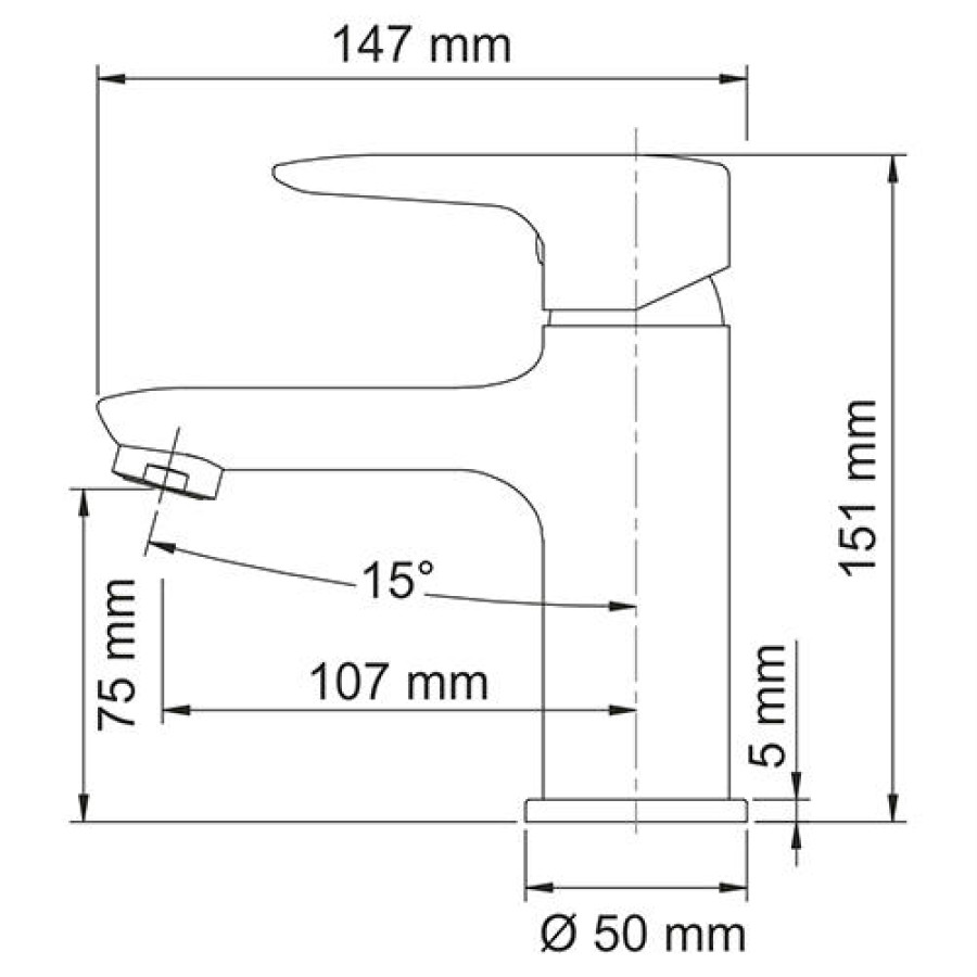 Смеситель для раковины WasserKraft Vils 5603