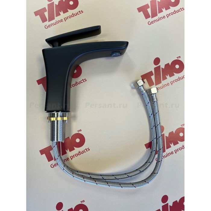 Смеситель для раковины Timo Helmi 4061/03F черный матовый