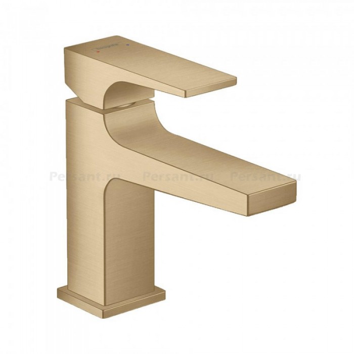 Смеситель для раковины hansgrohe Metropol 100 32500140 шлифованная бронза