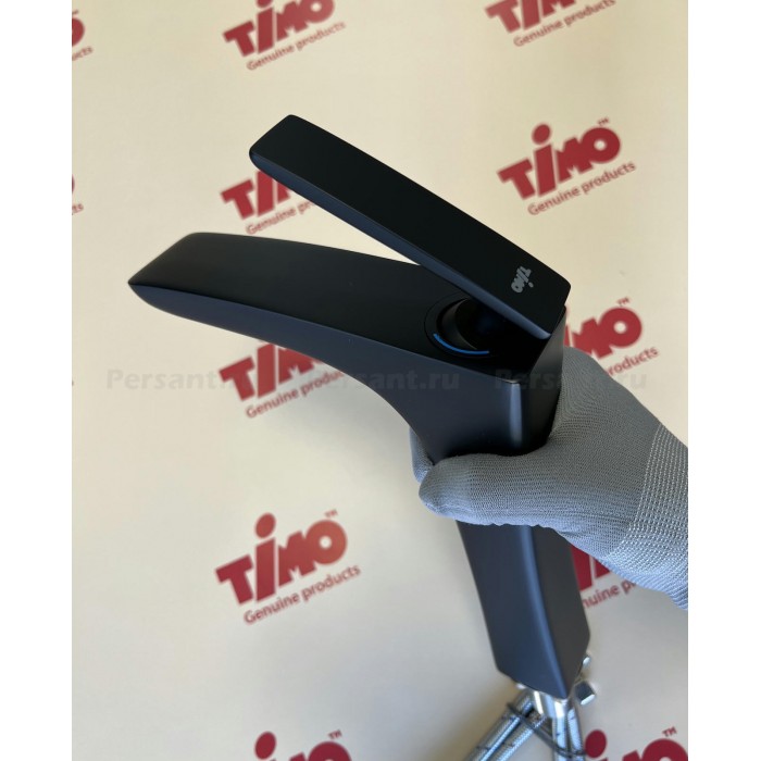 Смеситель для раковины Timo Helmi 4011/03F черный матовый