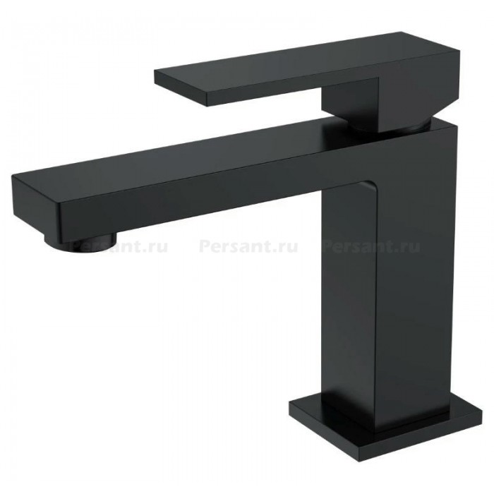 Смеситель для раковины Boheme Qubic 471-B черный матовый