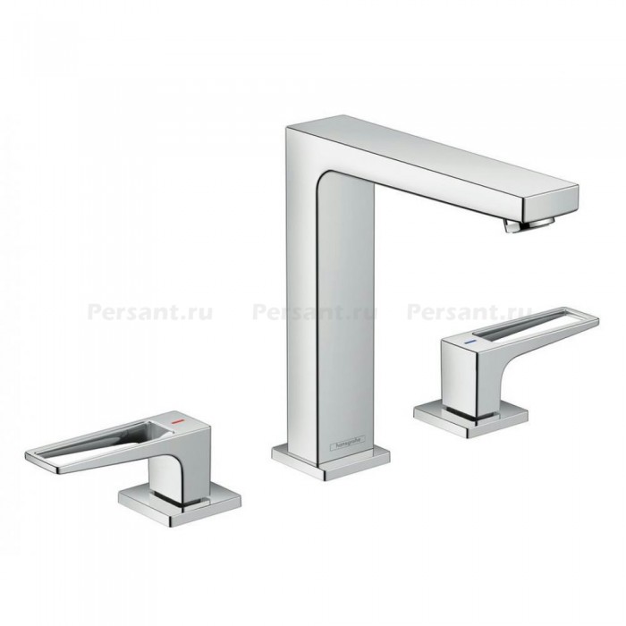 Смеситель для раковины hansgrohe Metropol 160 74515000 на 3 отверстия хром