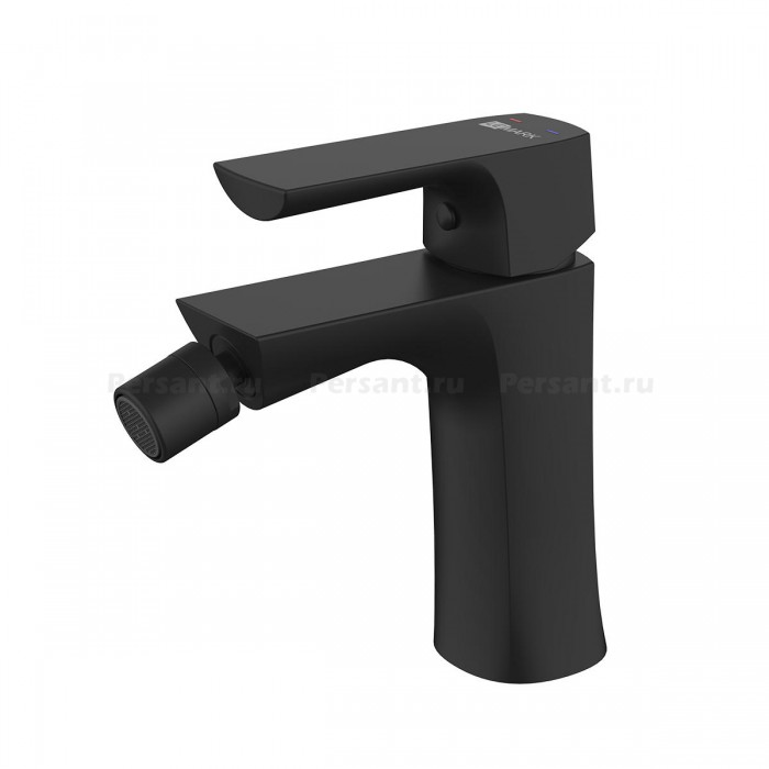 Смеситель для биде Lemark Ursus LM7208BL черный матовый