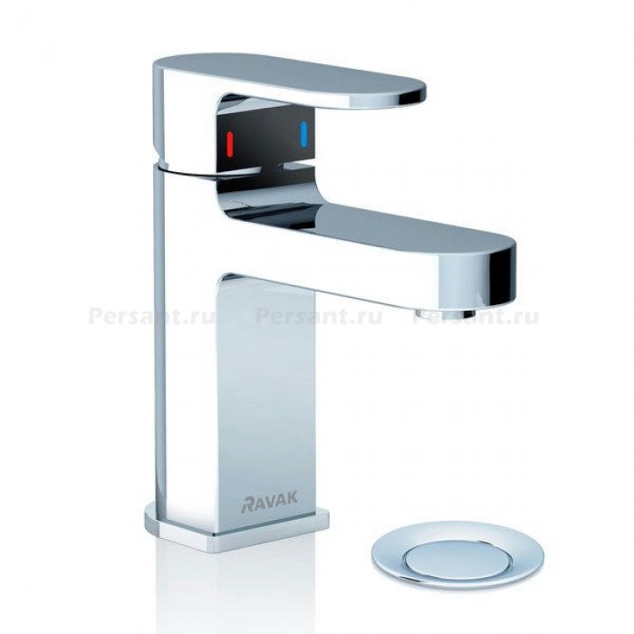 Смеситель для раковины Ravak Chrome CR 011.00 X070053 с донным клапаном, хром