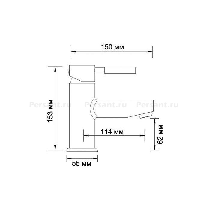 Смеситель для раковины WasserKRAFT Main 4103 хром