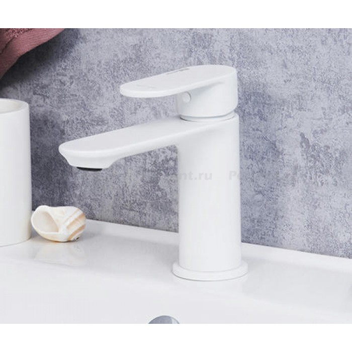 Смеситель для раковины WasserKRAFT Mindel 8503 белый матовый